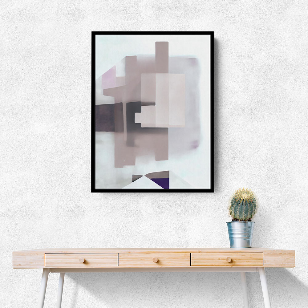 Geometric Abstract Shapes 1 Wall Art