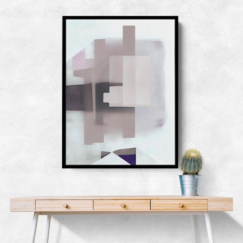 Geometric Abstract Shapes 1 Wall Art