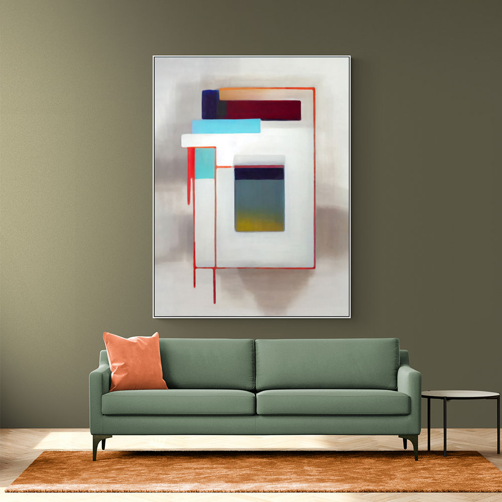 Geometric Abstract Shapes 2 Wall Art