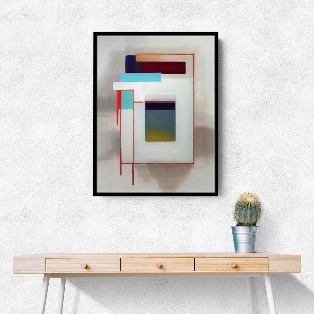 Geometric Abstract Shapes 2 Wall Art