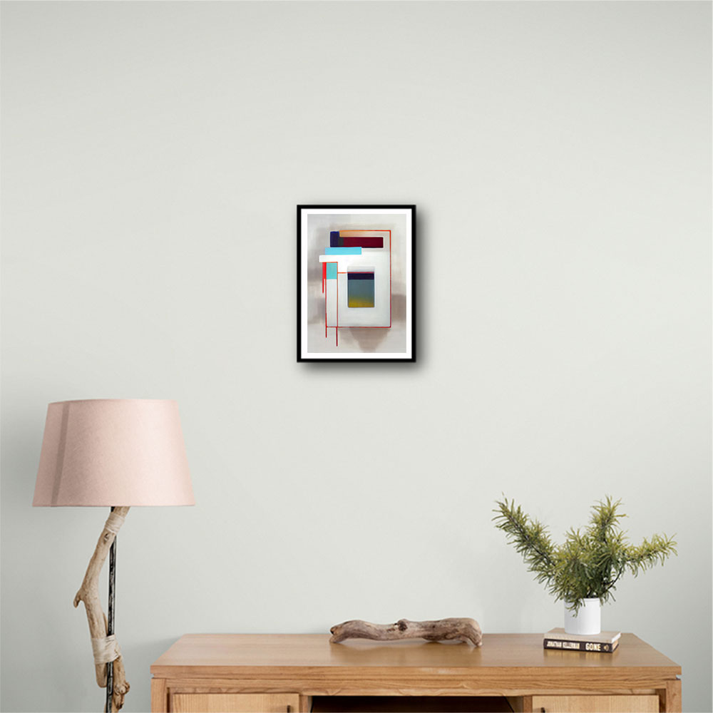 Geometric Abstract Shapes 2 Wall Art