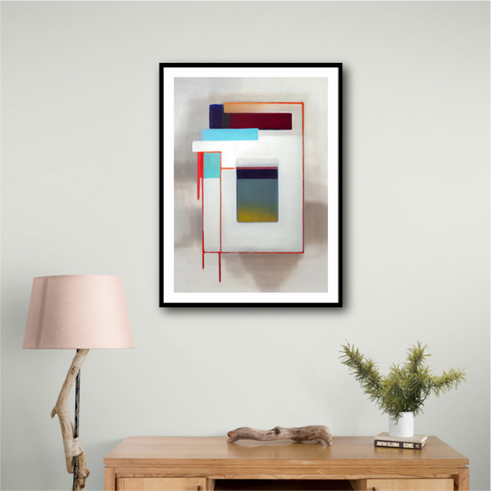 Geometric Abstract Shapes 2 Wall Art