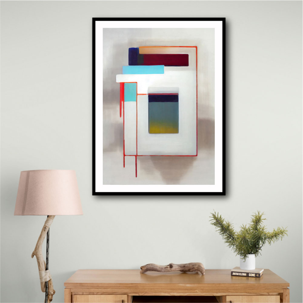 Geometric Abstract Shapes 2 Wall Art