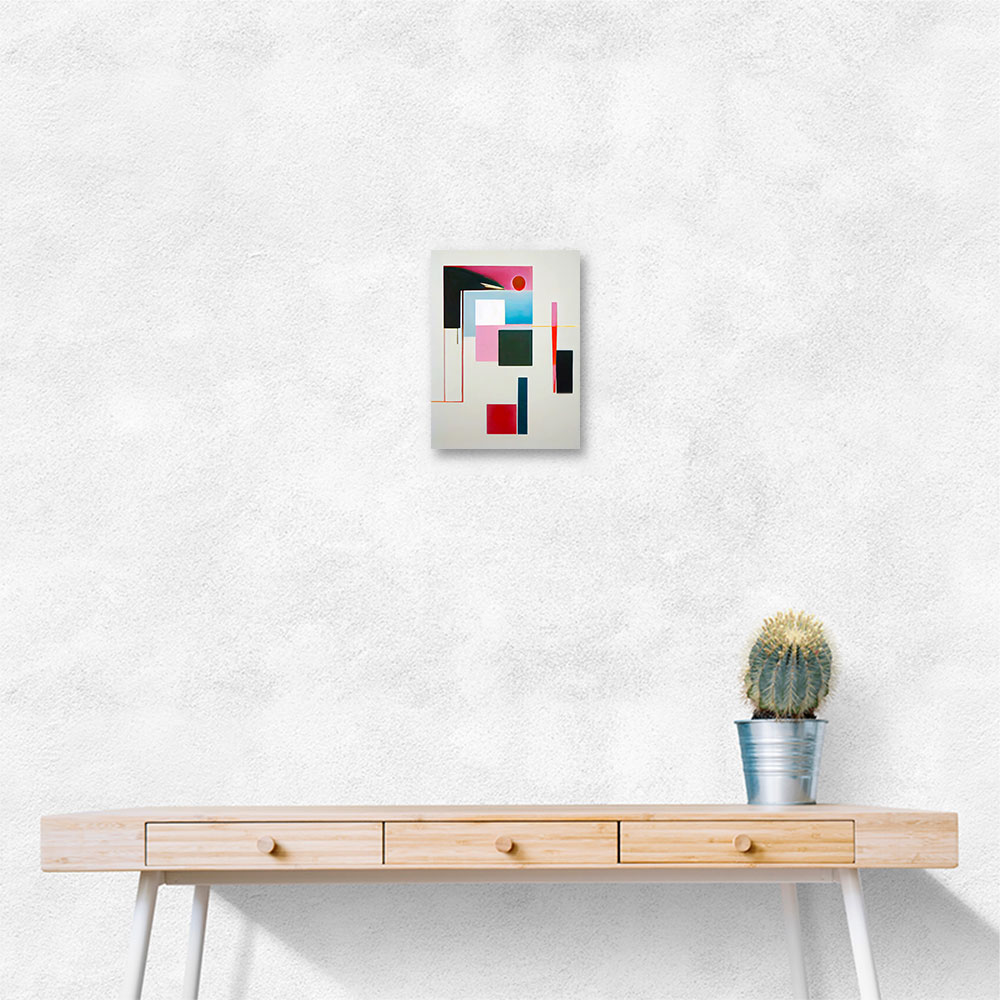 Geometric Abstract Shapes 3 Wall Art