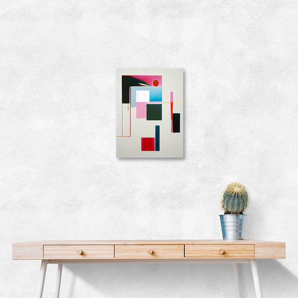 Geometric Abstract Shapes 3 Wall Art