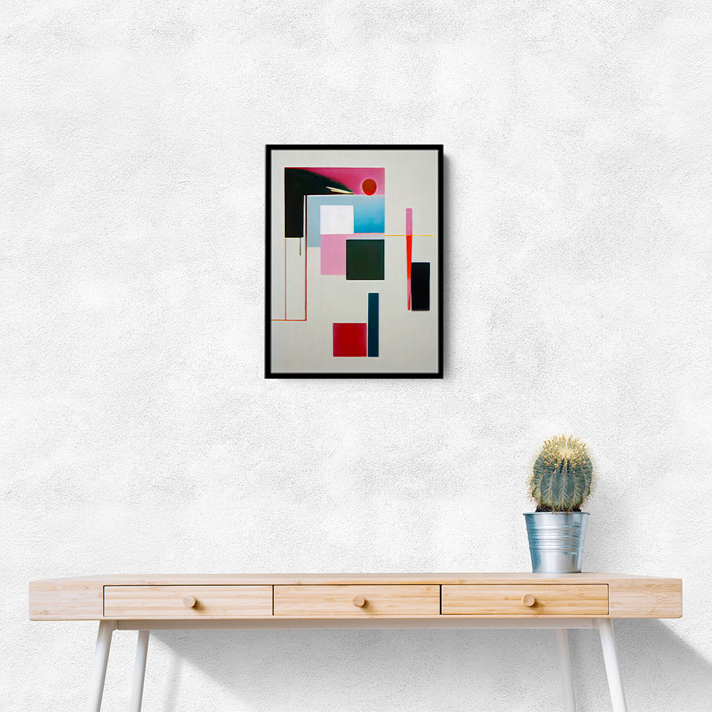 Geometric Abstract Shapes 3 Wall Art