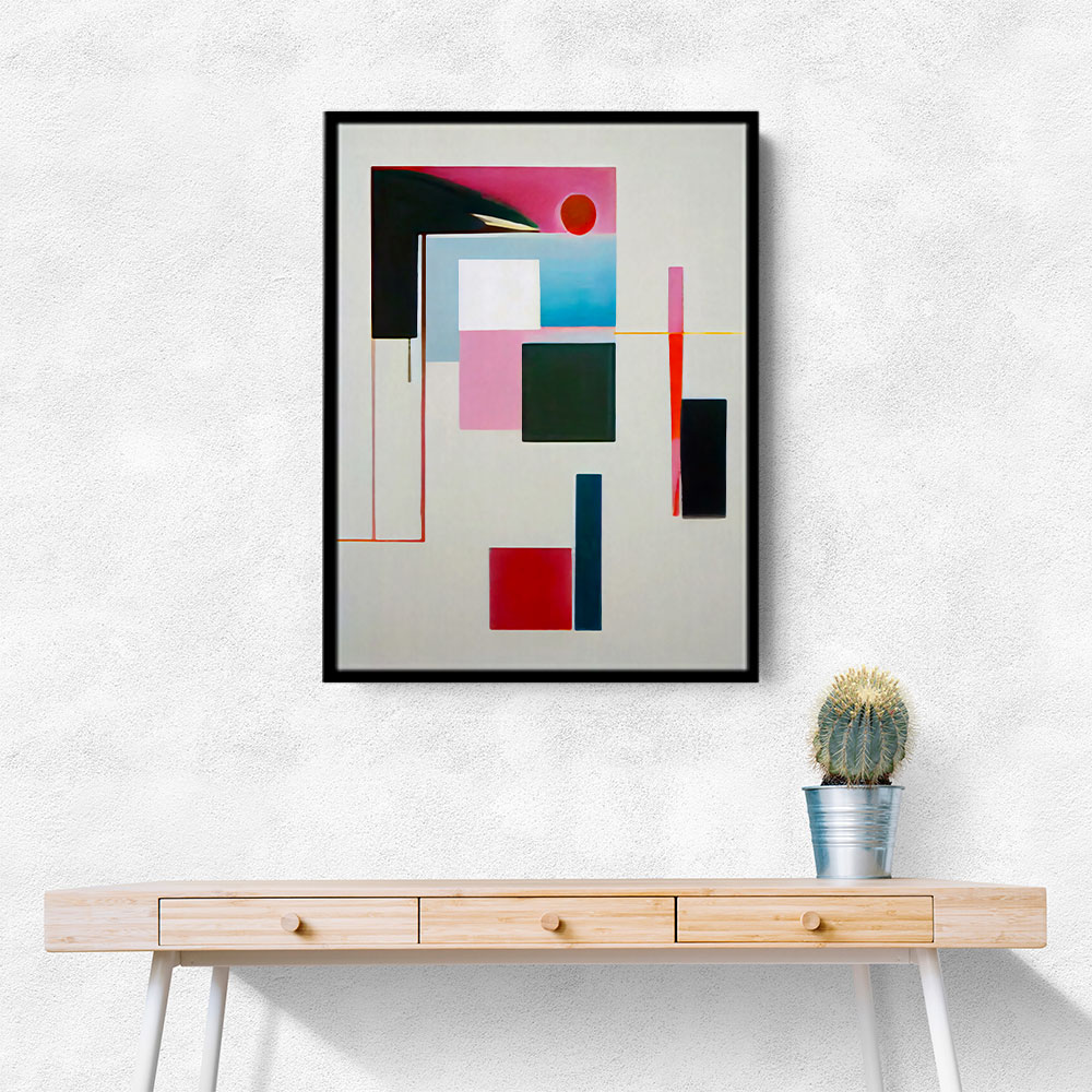 Geometric Abstract Shapes 3 Wall Art