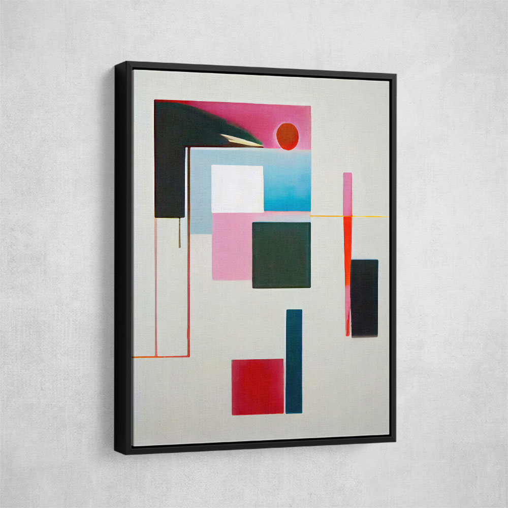 Geometric Abstract Shapes 3 Wall Art