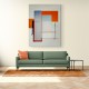 Geometric Abstract Shapes 4 Wall Art