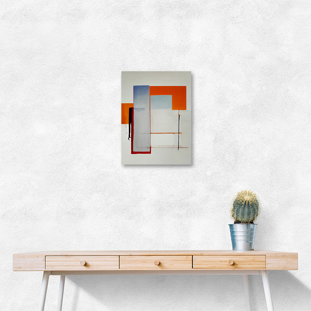 Geometric Abstract Shapes 4 Wall Art