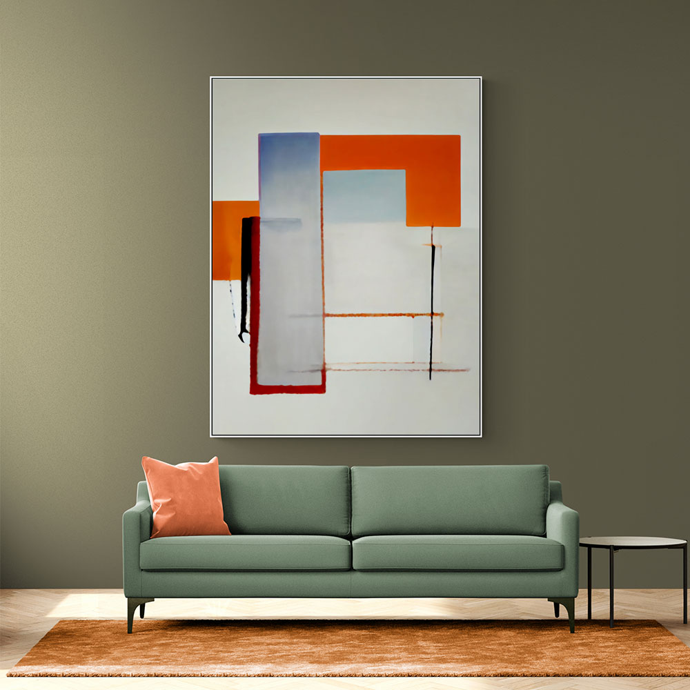 Geometric Abstract Shapes 4 Wall Art