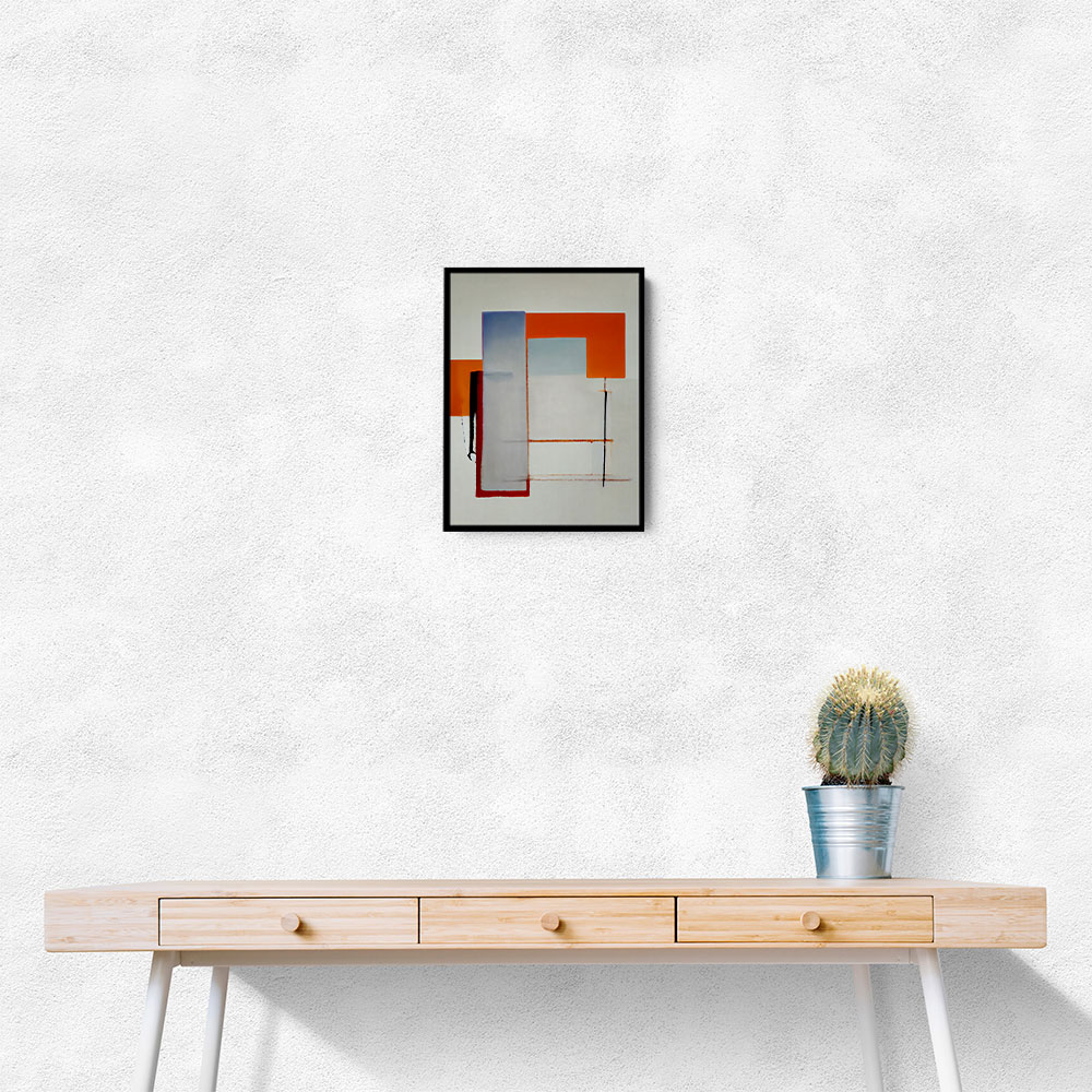 Geometric Abstract Shapes 4 Wall Art