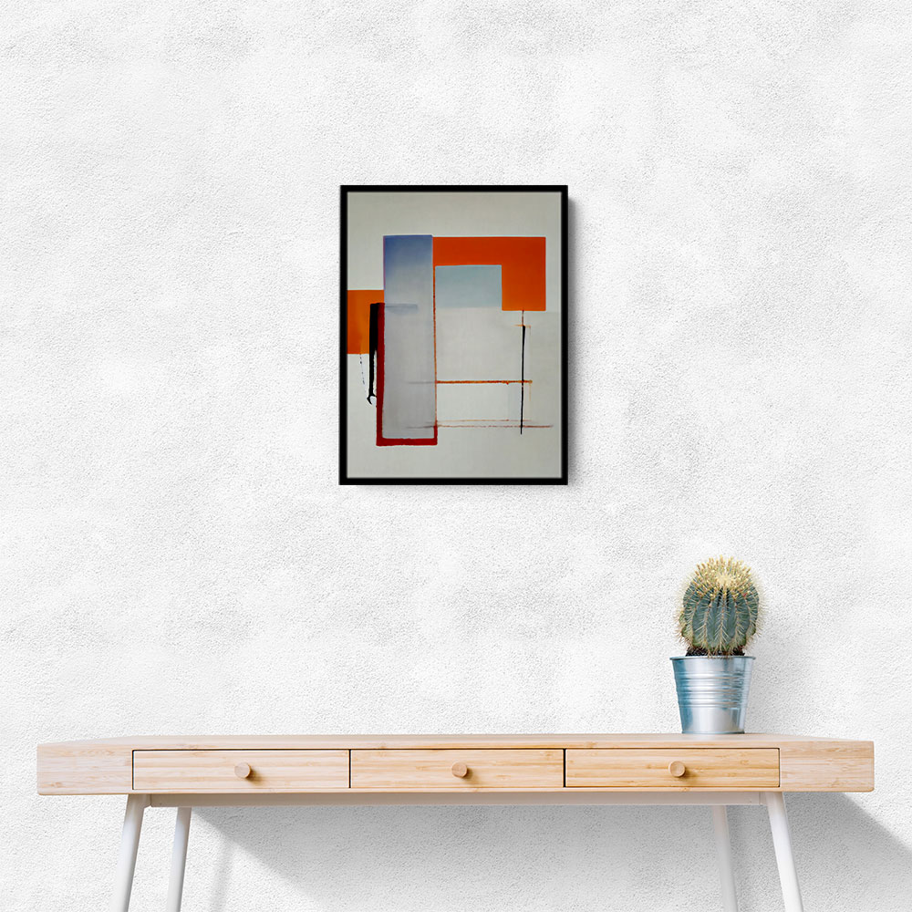 Geometric Abstract Shapes 4 Wall Art