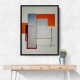 Geometric Abstract Shapes 4 Wall Art