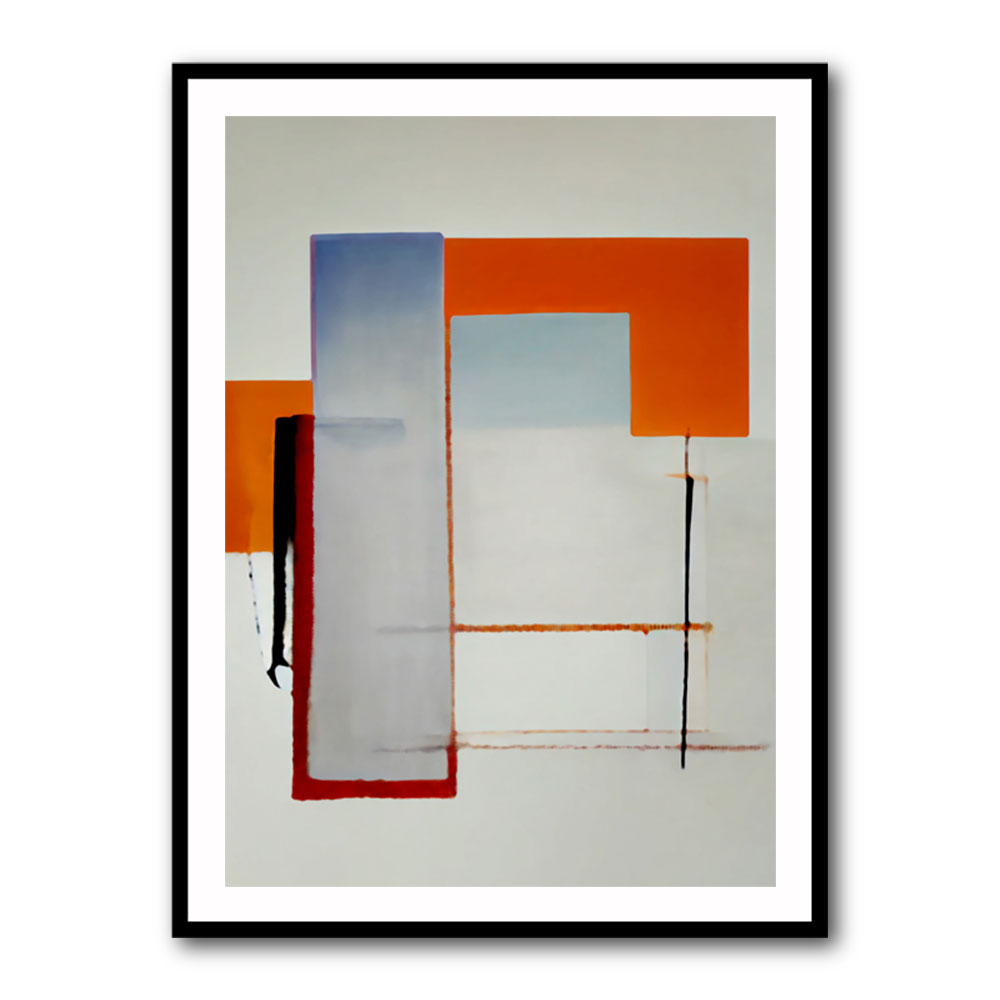 Geometric Abstract Shapes 4 Wall Art