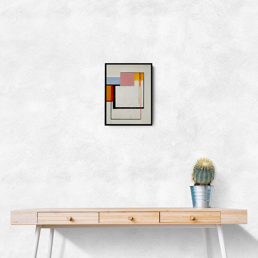 Geometric Abstract Shapes 5 Wall Art