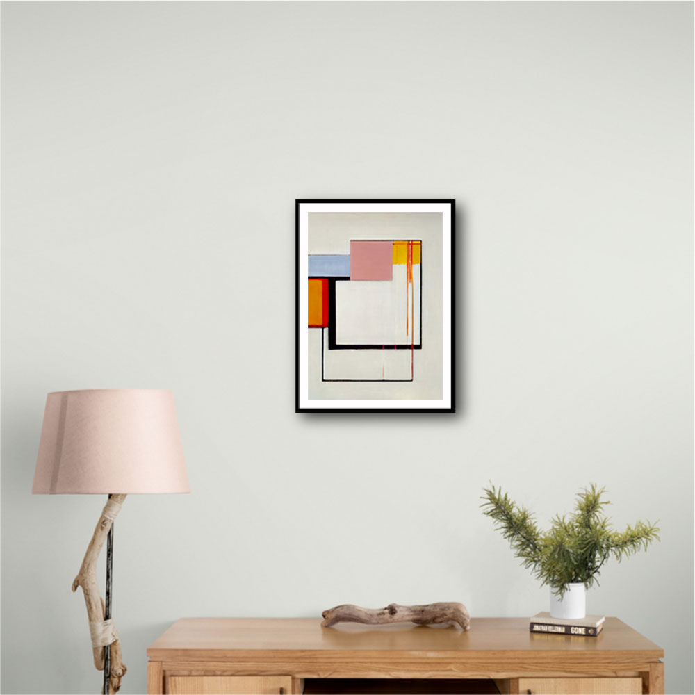 Geometric Abstract Shapes 5 Wall Art