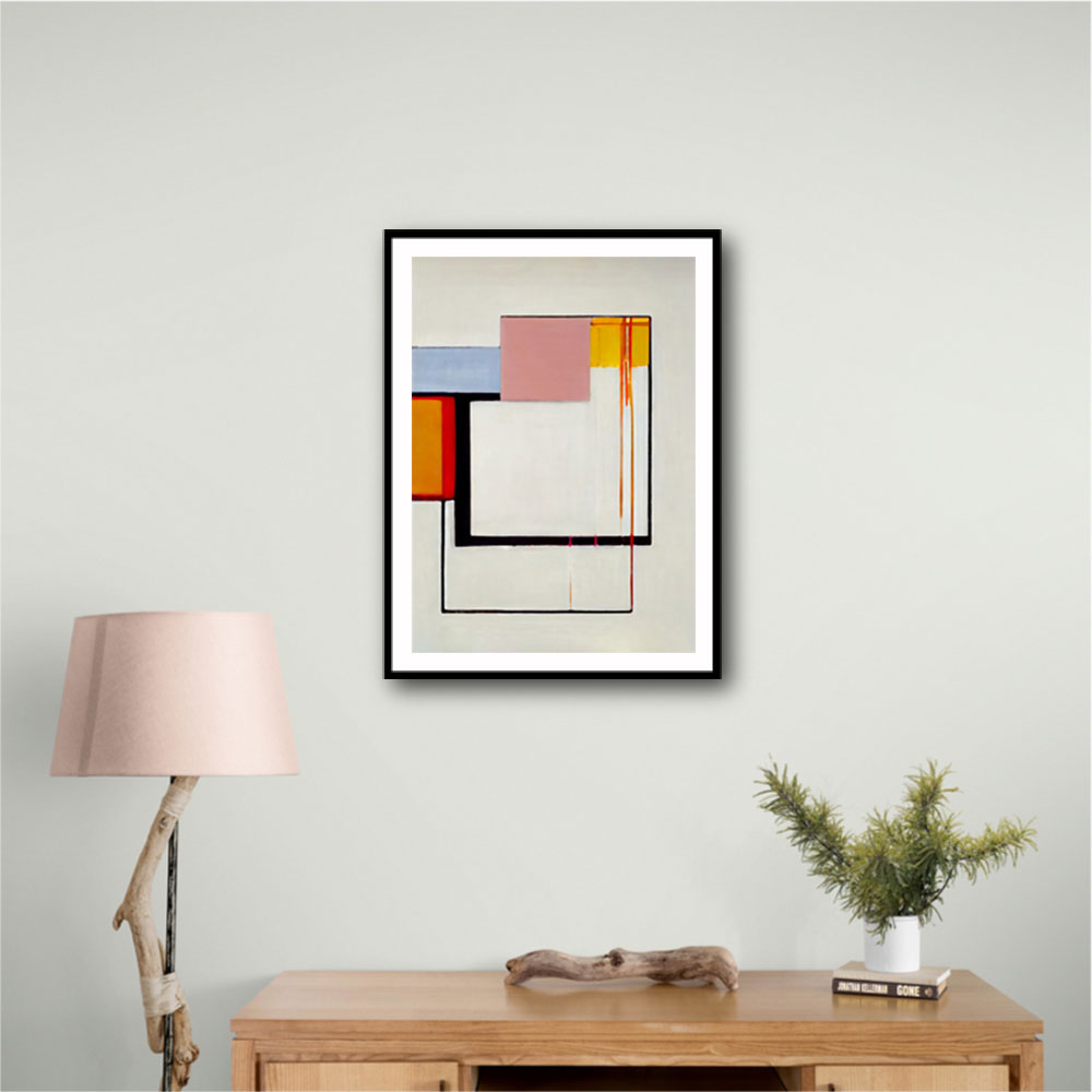 Geometric Abstract Shapes 5 Wall Art