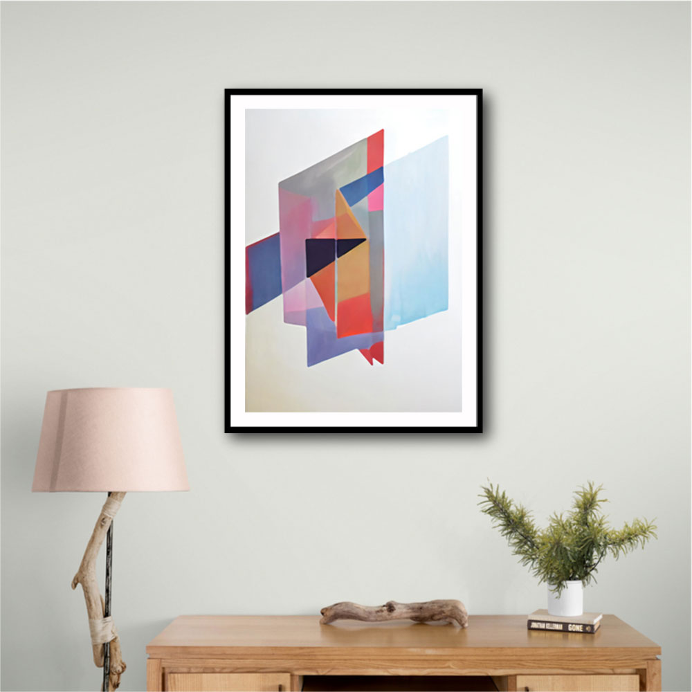 Geometric Abstract Shapes 8 Wall Art