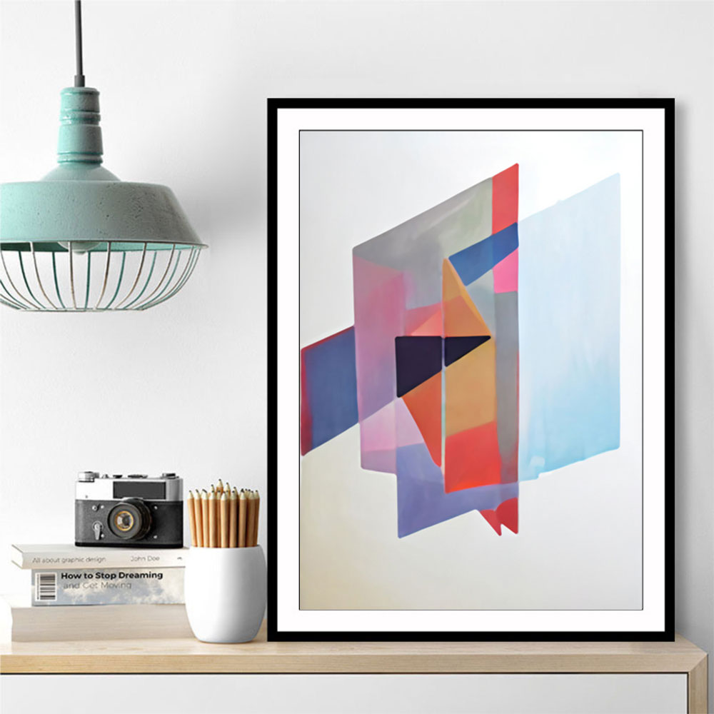 Geometric Abstract Shapes 8 Wall Art