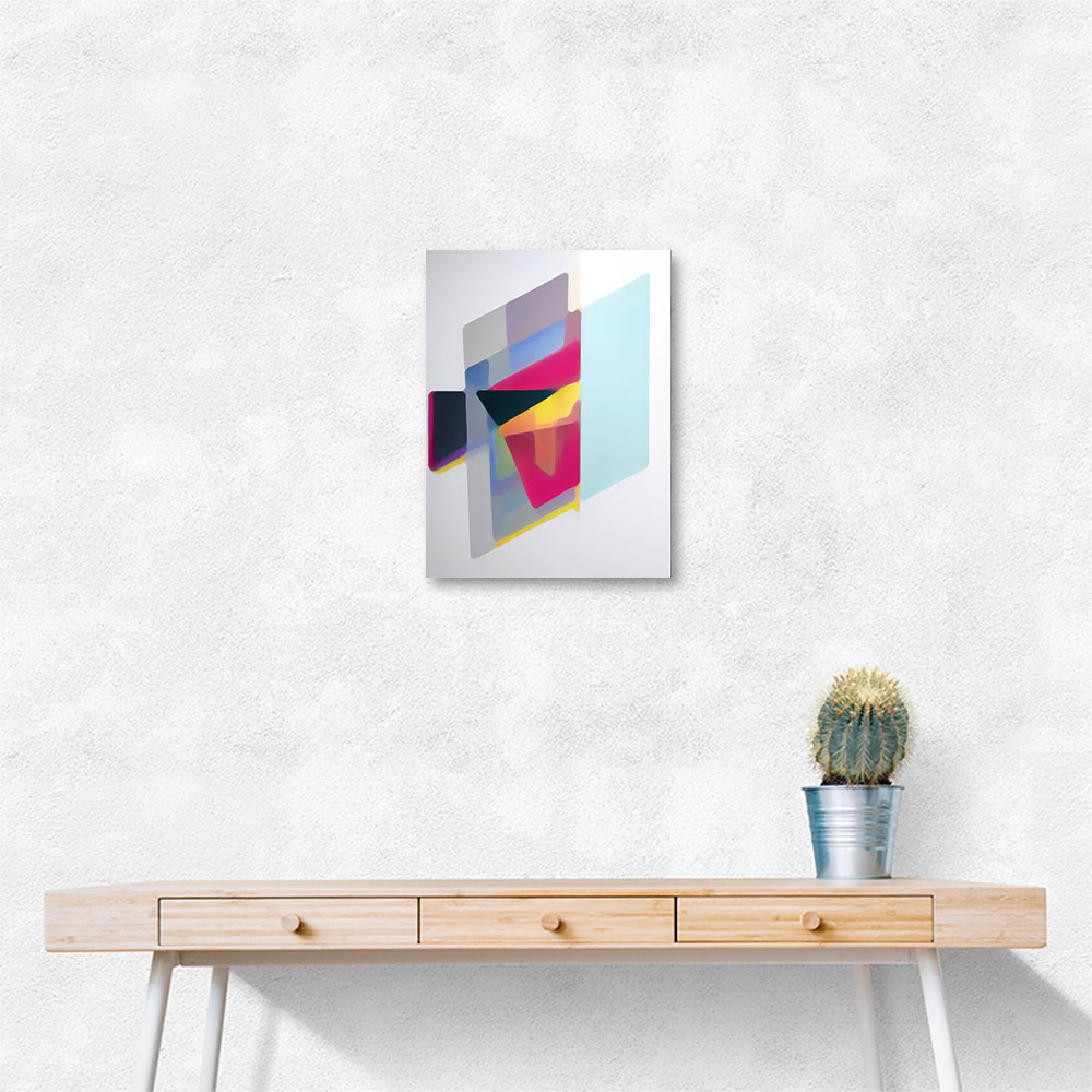 Geometric Abstract Shapes 10 Wall Art - Geometric Geometric Shapes Wall Hanging