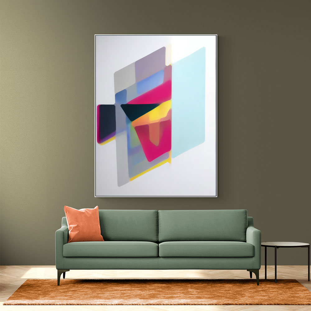 Geometric Abstract Shapes 10 Wall Art