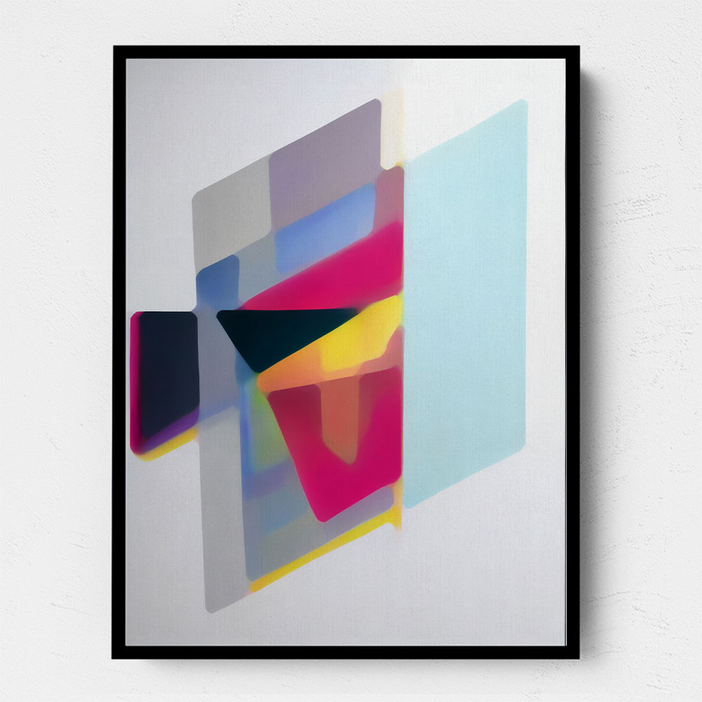 Geometric Abstract Shapes 10 Wall Art