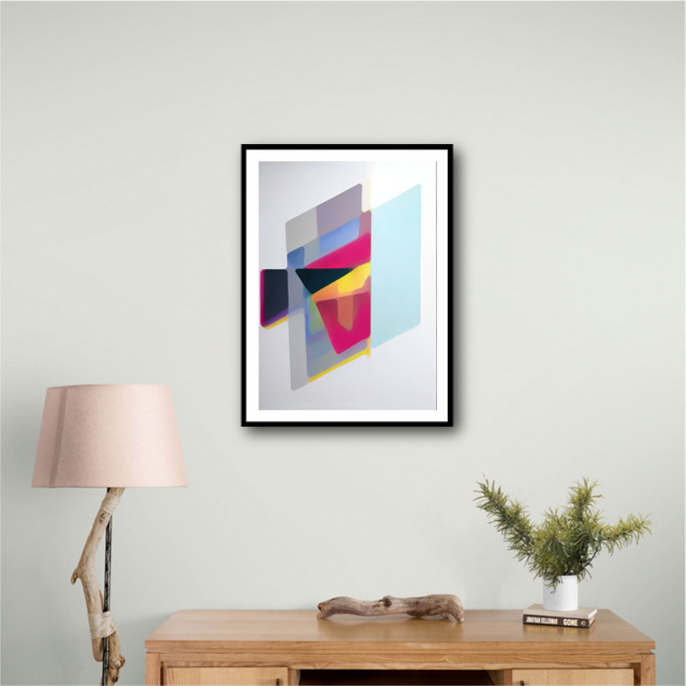 Geometric Abstract Shapes 10 Wall Art