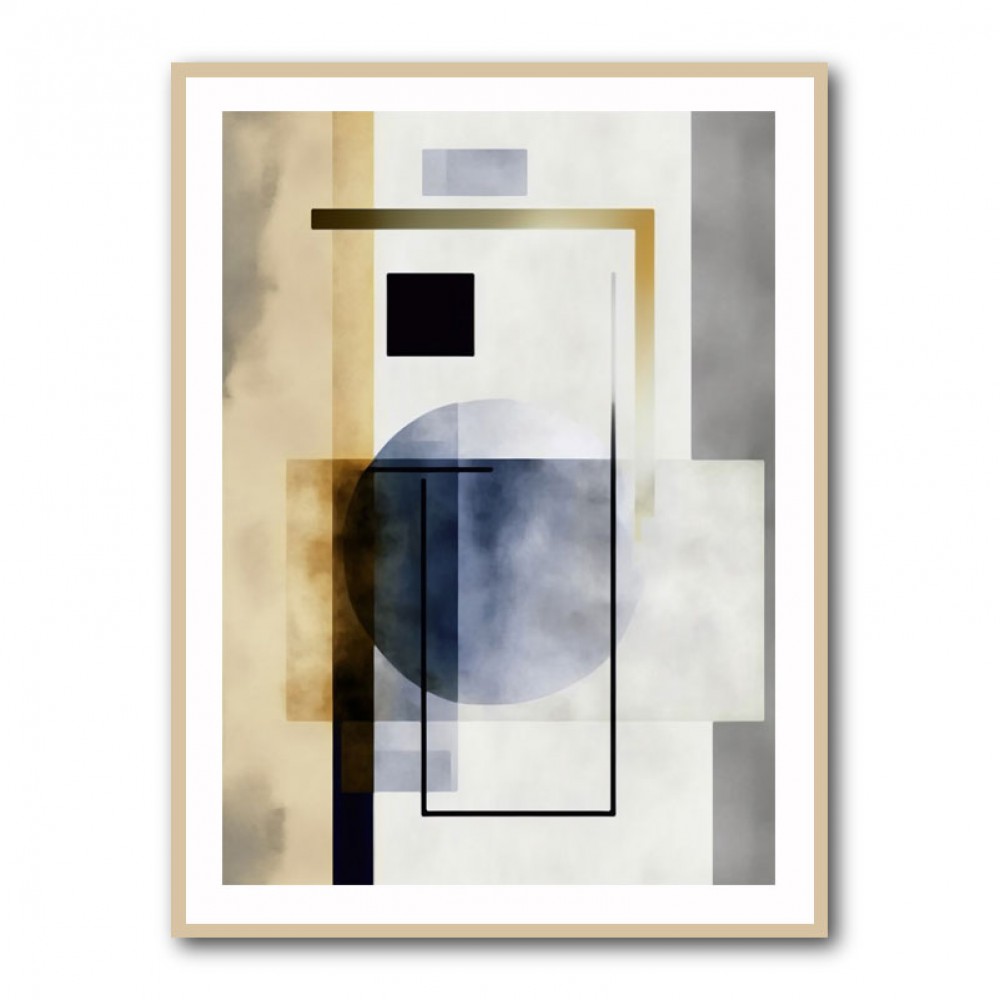 Geometric Abstract Shapes 11 Wall Art