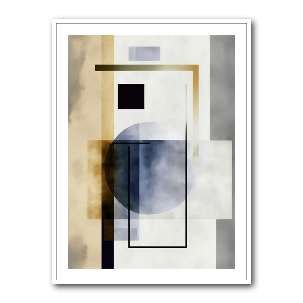 Geometric Abstract Shapes 11 Wall Art