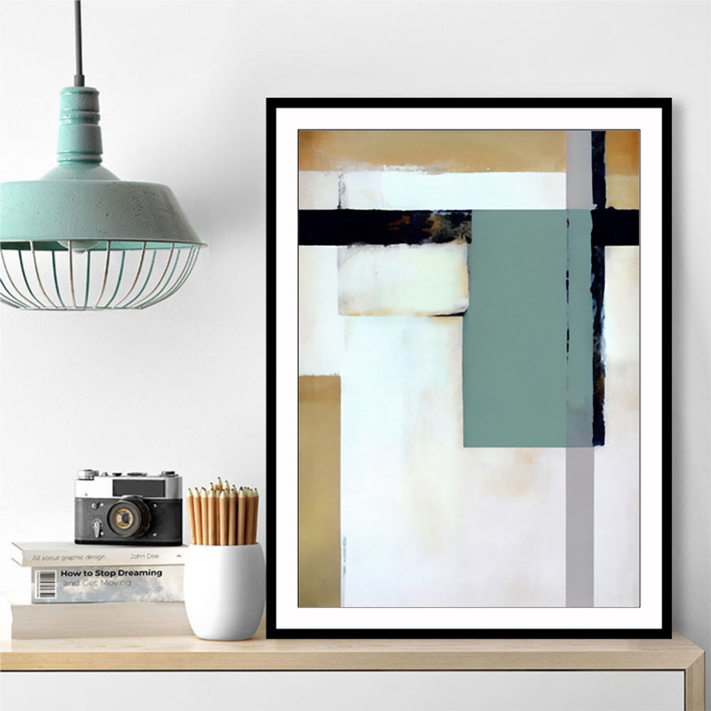 Geometric Abstract Shapes 14 Wall Art