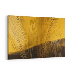 Gold & Black Abstract Lines 3