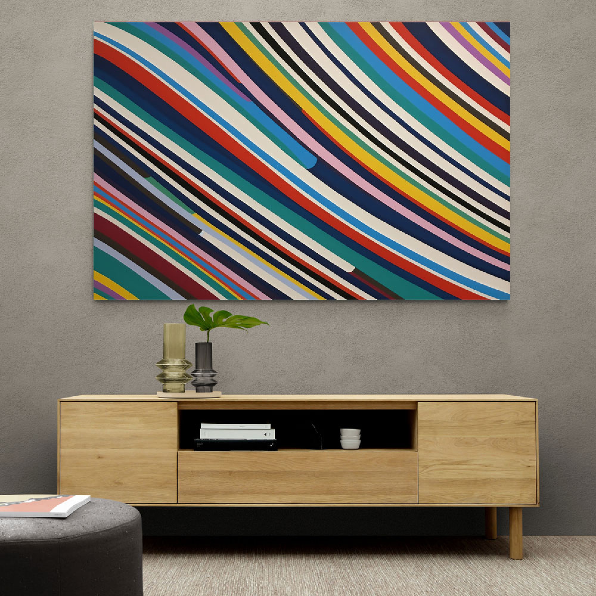 Lateral Lines Wall Art