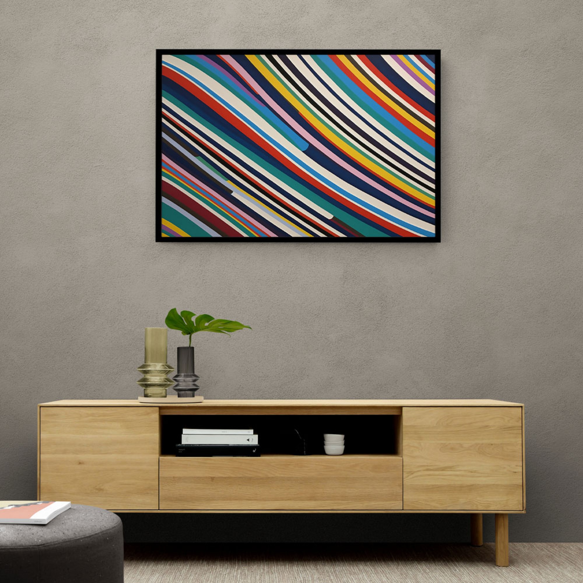 Lateral Lines Wall Art