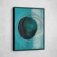 Drop & Circles Abstract In Blue Drop & Circles Abstract In Blue