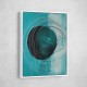 Drop & Circles Abstract In Blue Drop & Circles Abstract In Blue
