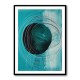 Drop & Circles Abstract In Blue Drop & Circles Abstract In Blue