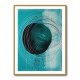 Drop & Circles Abstract In Blue Drop & Circles Abstract In Blue