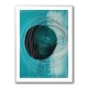 Drop & Circles Abstract In Blue Drop & Circles Abstract In Blue