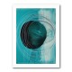 Drop & Circles Abstract In Blue Drop & Circles Abstract In Blue