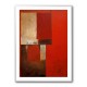 Red Abstract Squares In Rothko Style Wall Art Red Abstract Squares In Rothko Style Wall Art