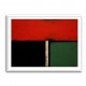 Black, Green & Red Abstract Squares In Rothko Style Wall Art Black, Green & Red Abstract Squares In Rothko Style Wall Art