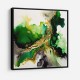 Frame Colour:: Black Alcohol Ink 3 Abstract Wall Art