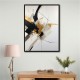 Strokes Black & Gold Abstract 5 Wall Art Strokes Black & Gold Abstract 5 Wall Art
