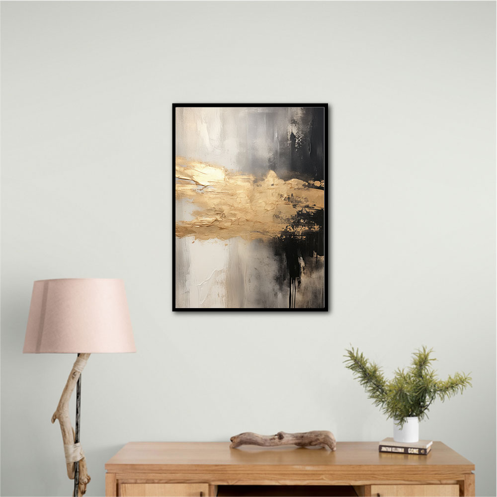 Black Stroke Abstract 8 Wall Art Black Stroke Abstract 8 Wall Art