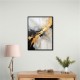 Strokes Black & Gold Abstract 8 Wall Art Strokes Black & Gold Abstract 8 Wall Art