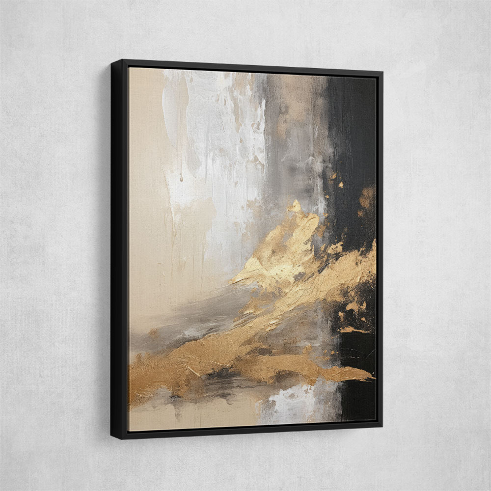 Black Stroke Abstract 18 Wall Art