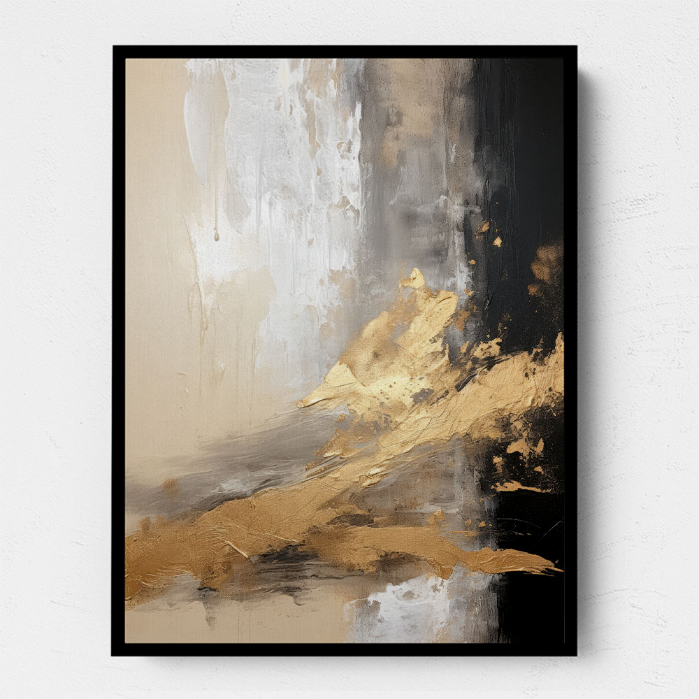 Black Stroke Abstract 18 Wall Art