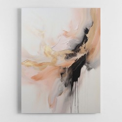 Rose Gold Abstract 4 Wall Art