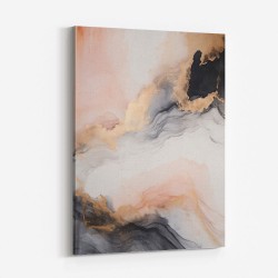 Rose Gold Abstract 3 Wall Art